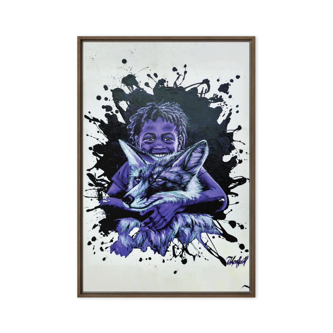 Leinwand - Mischief Core, Nokuthula M Mpofu Braun / 51x76 cm (20″×30″) artlia