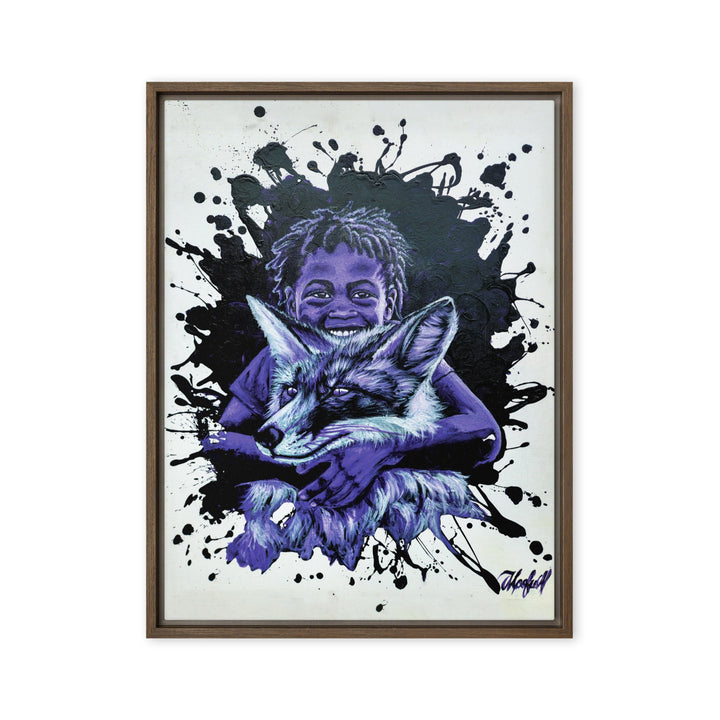 Leinwand - Mischief Core, Nokuthula M Mpofu Braun / 61x81 cm (24″×32″) artlia