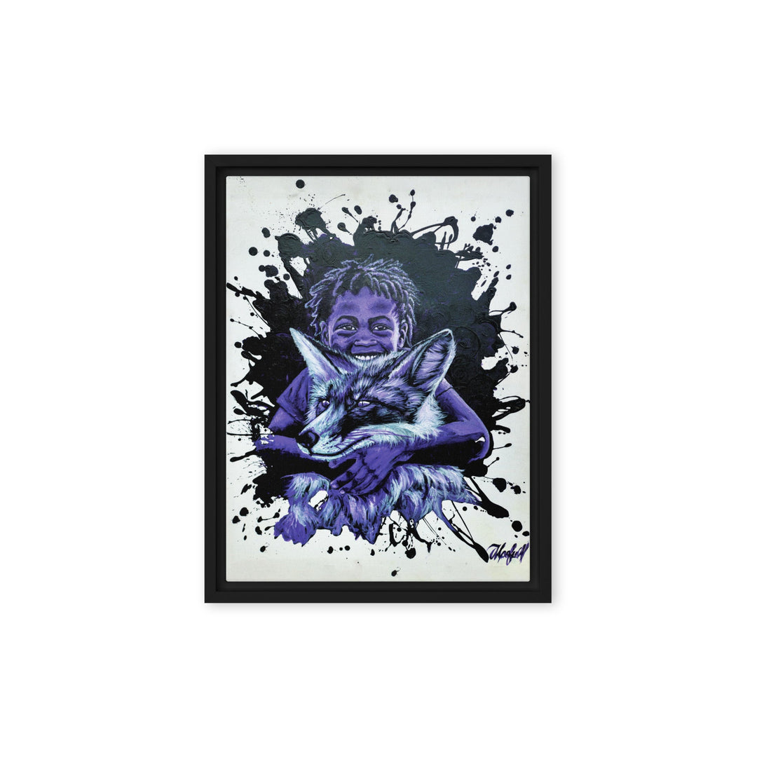 Leinwand - Mischief Core, Nokuthula M Mpofu Schwarz / 31x41 cm (12″×16″) artlia
