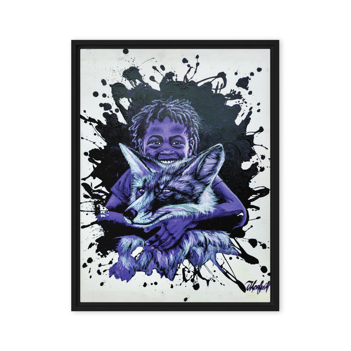 Leinwand - Mischief Core, Nokuthula M Mpofu Schwarz / 46x61 cm (18″×24″) artlia