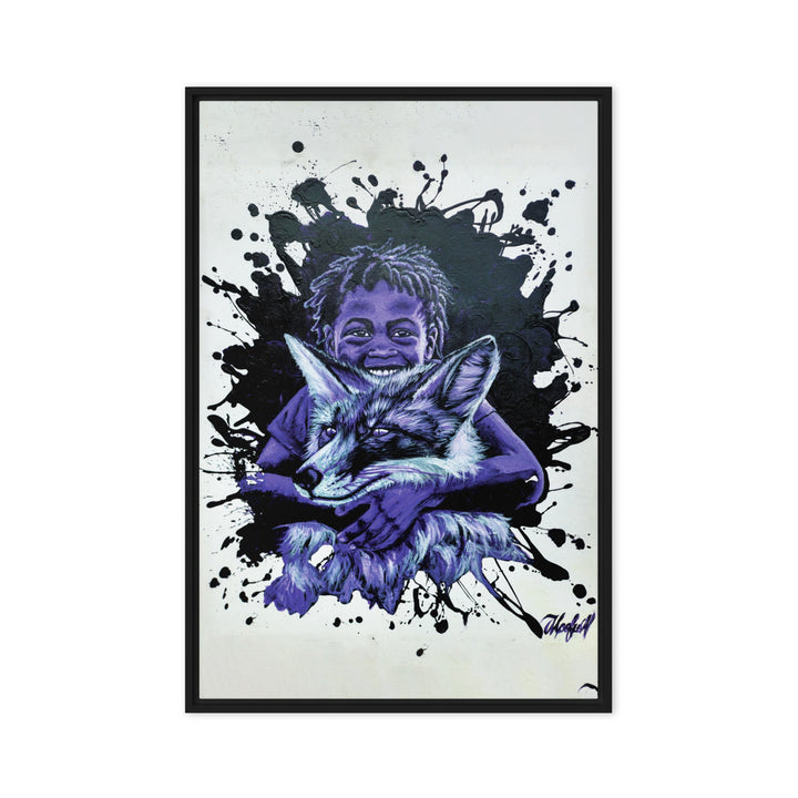 Leinwand - Mischief Core, Nokuthula M Mpofu Schwarz / 51x76 cm (20″×30″) artlia