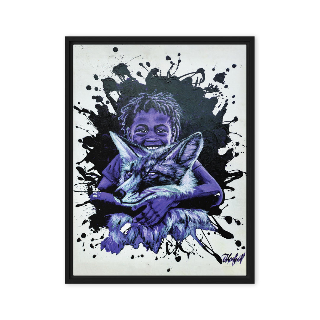 Leinwand - Mischief Core, Nokuthula M Mpofu Schwarz / 61x81 cm (24″×32″) artlia