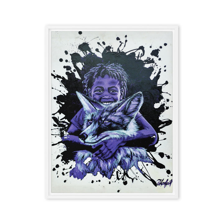 Leinwand - Mischief Core, Nokuthula M Mpofu Weiß / 46x61 cm (18″×24″) artlia