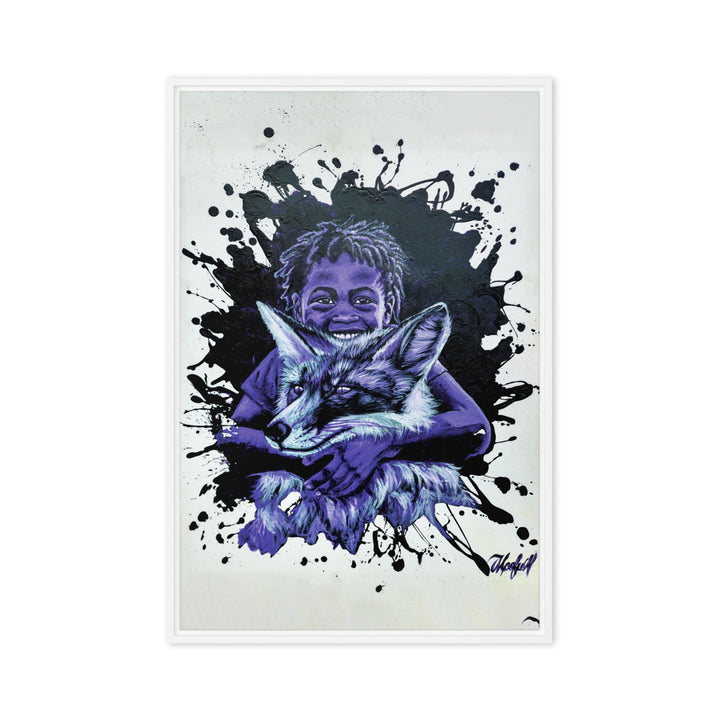 Leinwand - Mischief Core, Nokuthula M Mpofu Weiß / 51x76 cm (20″×30″) artlia