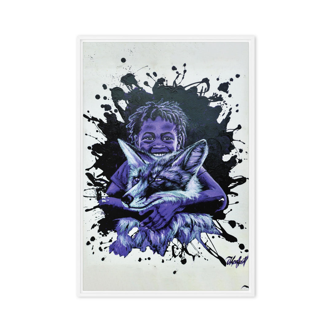 Leinwand - Mischief Core, Nokuthula M Mpofu Weiß / 61x91 cm (24″×36″) artlia