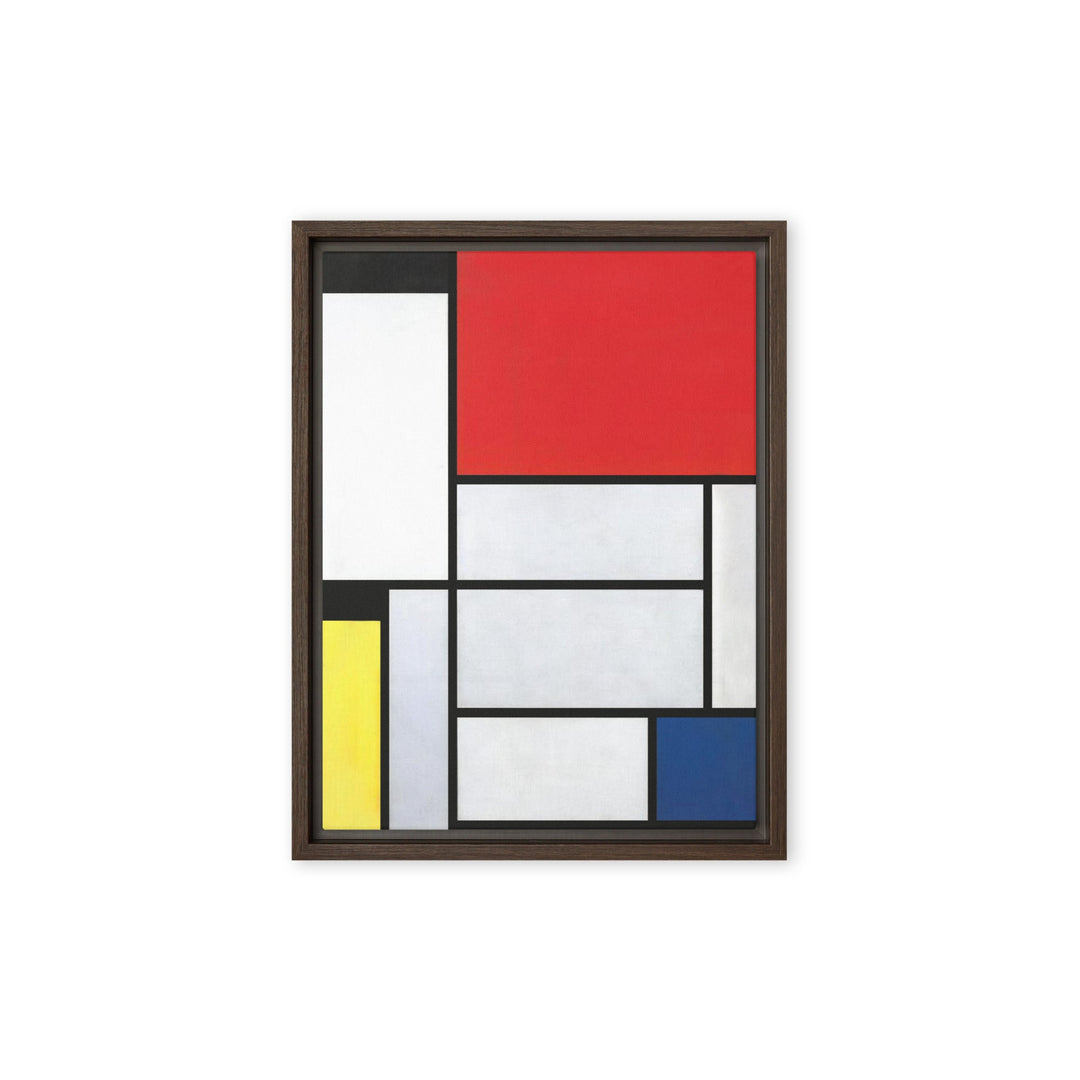 Leinwand - Mondrian, Tableau I Piet Mondrian Braun / 31x41 cm (12″×16″) artlia