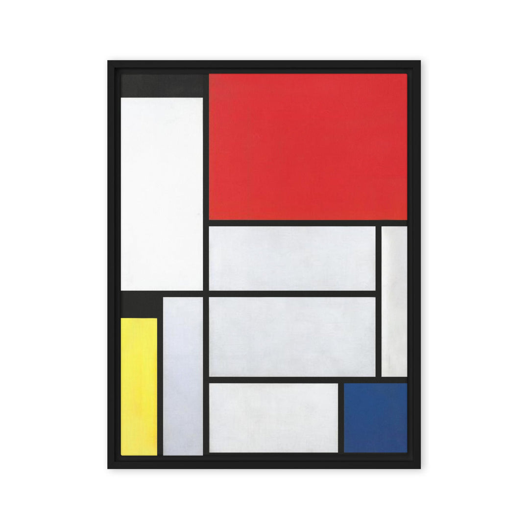 Leinwand - Mondrian, Tableau I Piet Mondrian Schwarz / 46x61 cm (18″×24″) artlia