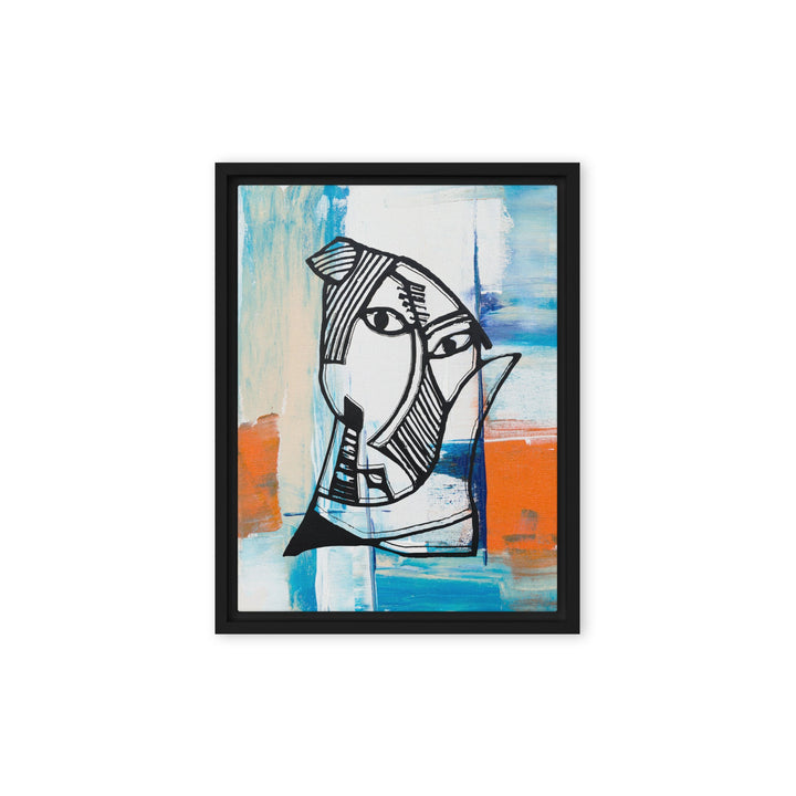 Leinwand - Pablo Picasso, Les Demoiselles d’Avignon in orange Pablo Picasso Schwarz / 31x41 cm (12″×16″) artlia