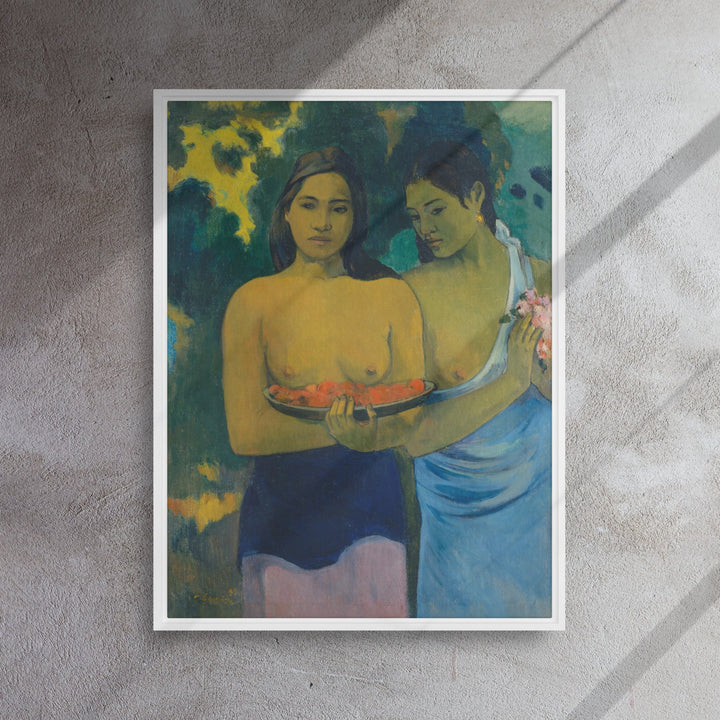 Leinwand - Paul Gauguin, Tahitische Frauen am Strand artlia