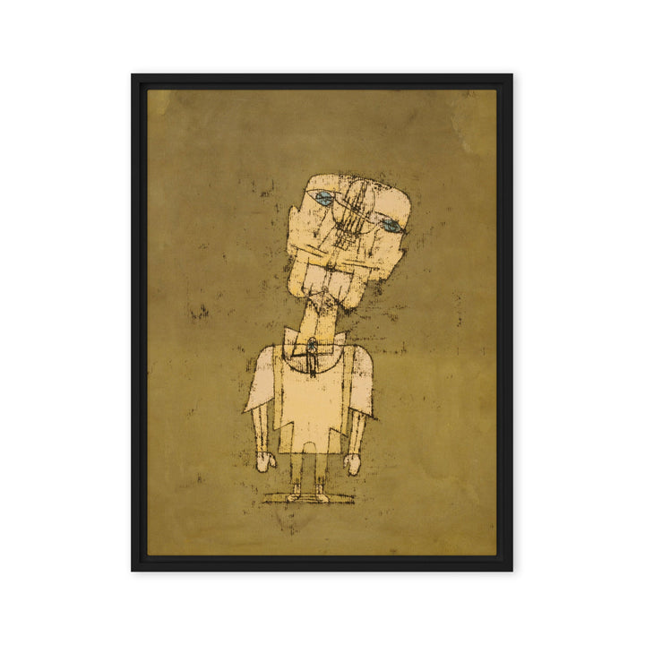 Leinwand - Paul Klee, Gespenst eines Genies Ghost of a Genius Paul Klee Schwarz / 46x61 cm (18″×24″) artlia