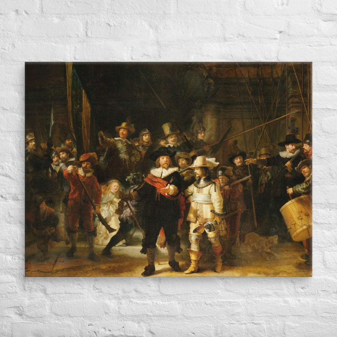 Leinwand - Rembrandt van Rijn, Die Nachtwache artlia