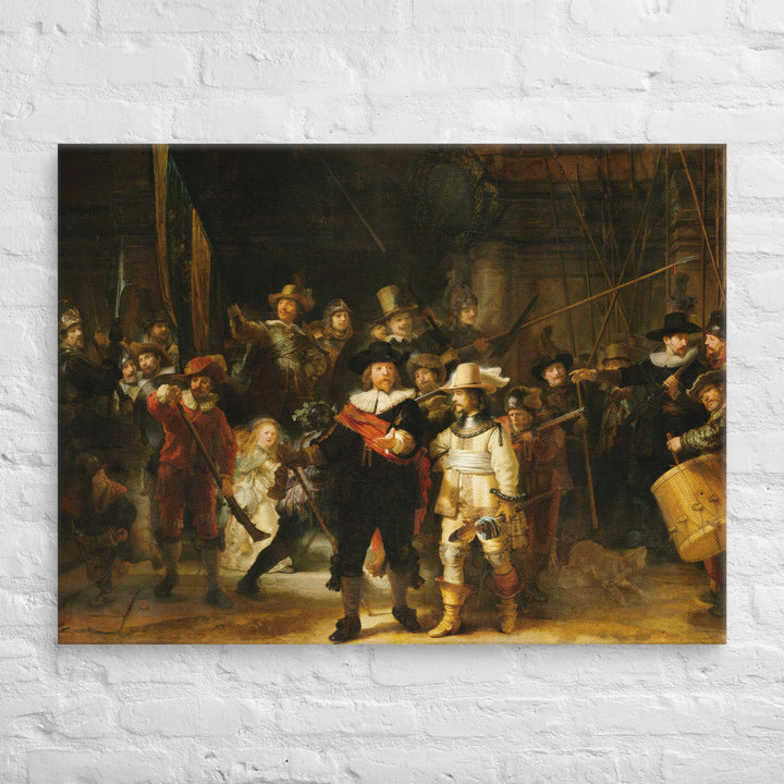 Leinwand - Rembrandt van Rijn, Die Nachtwache artlia