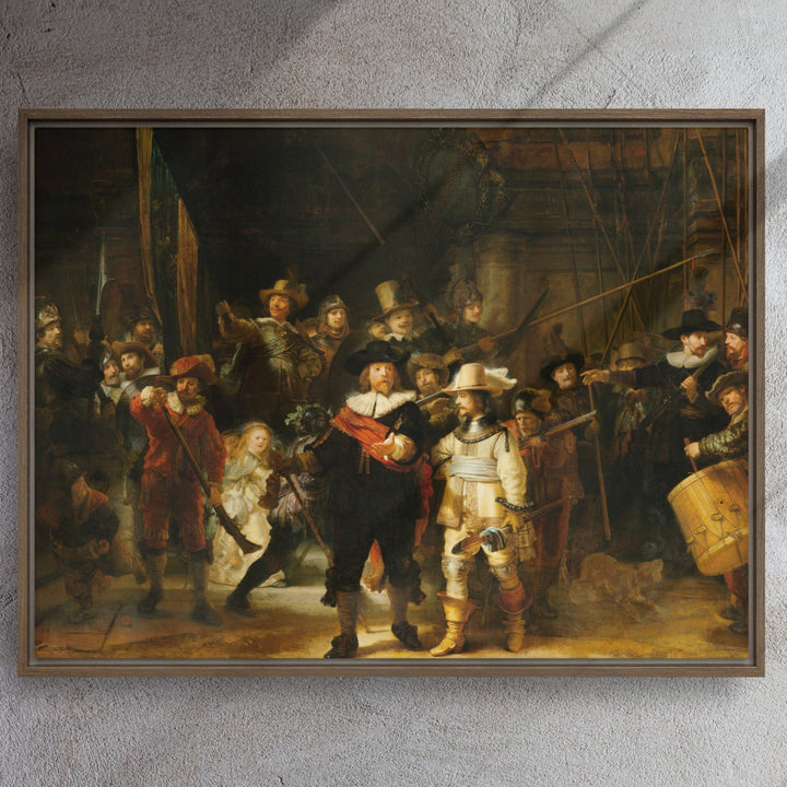 Leinwand - Rembrandt van Rijn, Die Nachtwache artlia