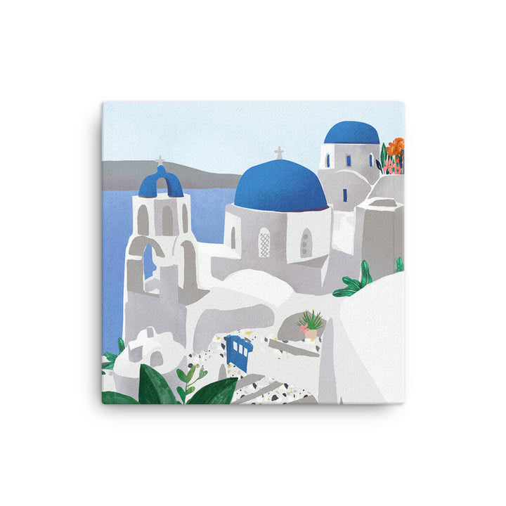 Leinwand - Santorini Kuratoren von artlia 41x41 cm artlia