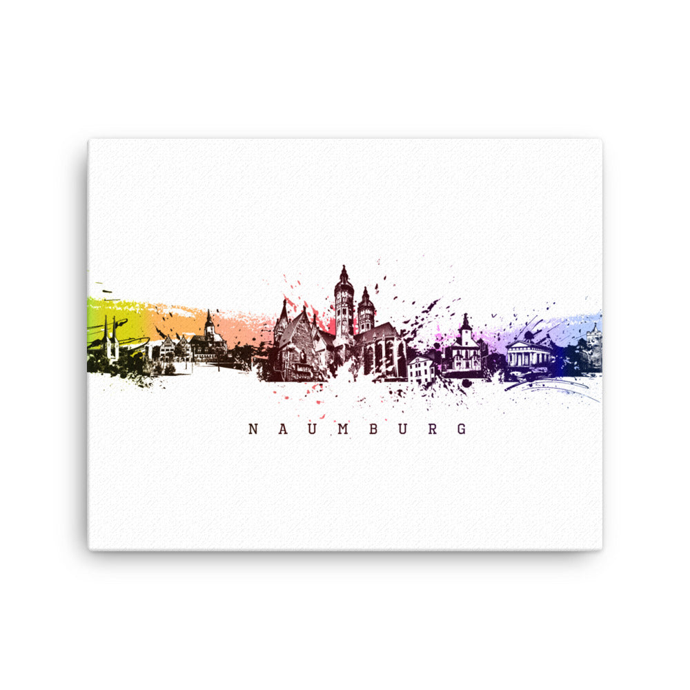 Leinwand - Skyline Naumburg Marko Kurth ohne Rahmen / 41x51 cm (16″×20″) artlia