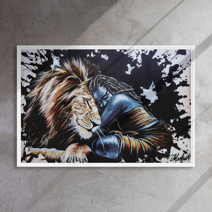 Leinwand - The Lioness, Nokuthula M Mpofu artlia