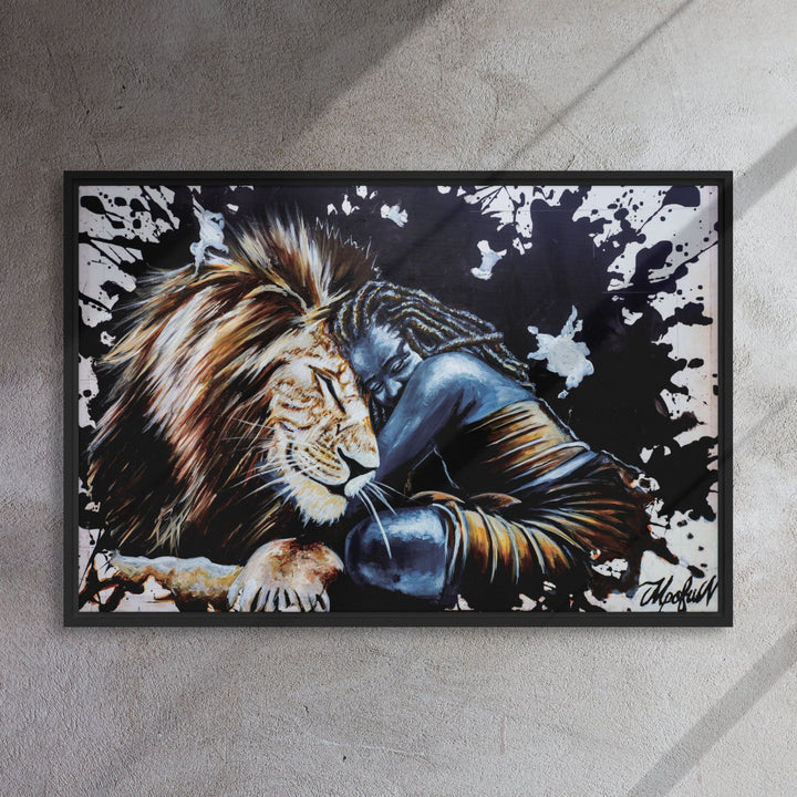 Leinwand - The Lioness, Nokuthula M Mpofu artlia