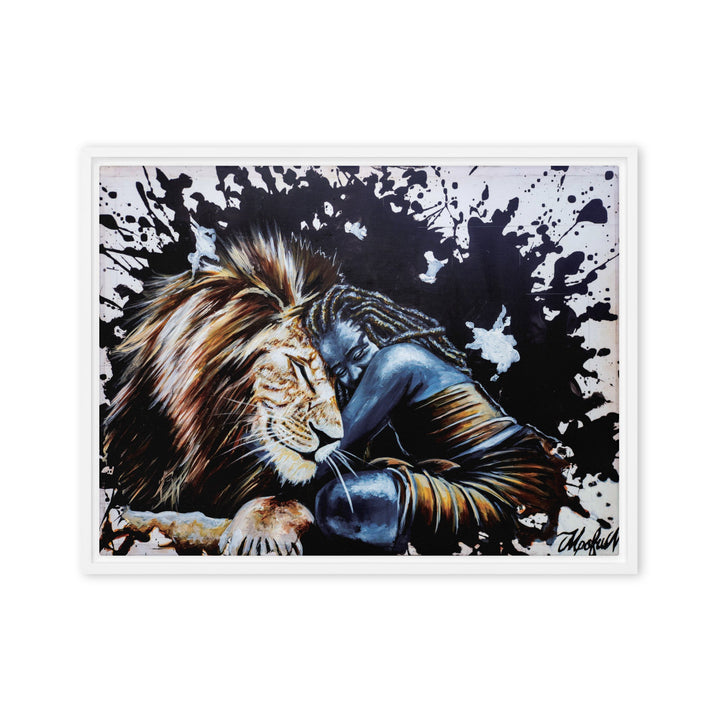 Leinwand - The Lioness, Nokuthula M Mpofu Weiß / 46x61 cm (18″×24″) artlia