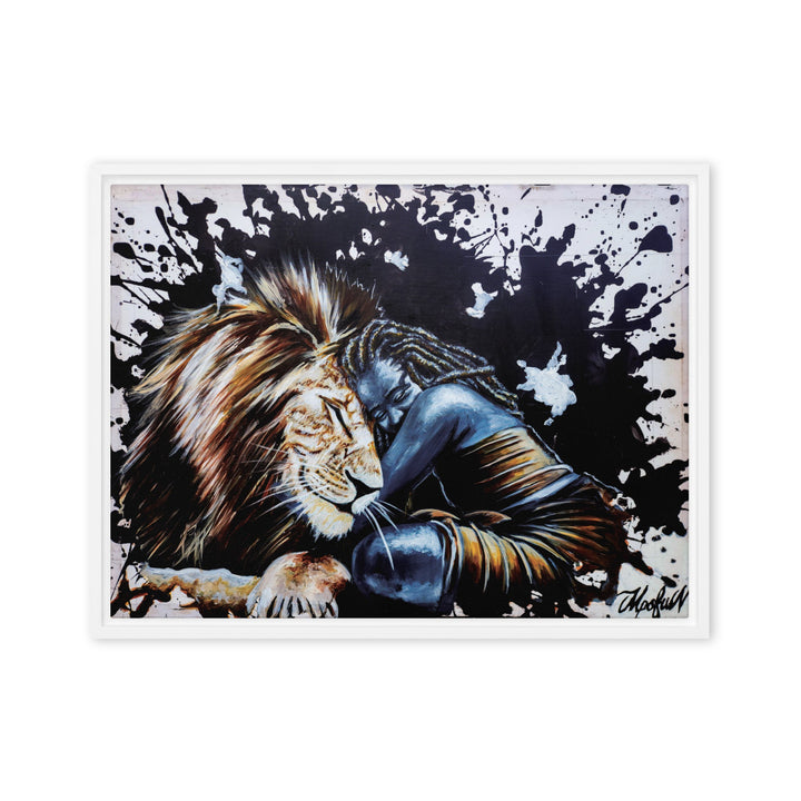 Leinwand - The Lioness, Nokuthula M Mpofu Weiß / 61x81 cm (24″×32″) artlia
