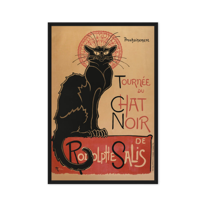 Leinwand - Théophile Steinlen, Le Chat Noir Schwarz / 61x91 cm (24″×36″) artlia