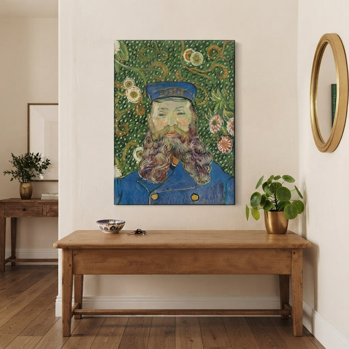 Toile - Van Gogh, Le Facteur, Portrait de Joseph Roulin