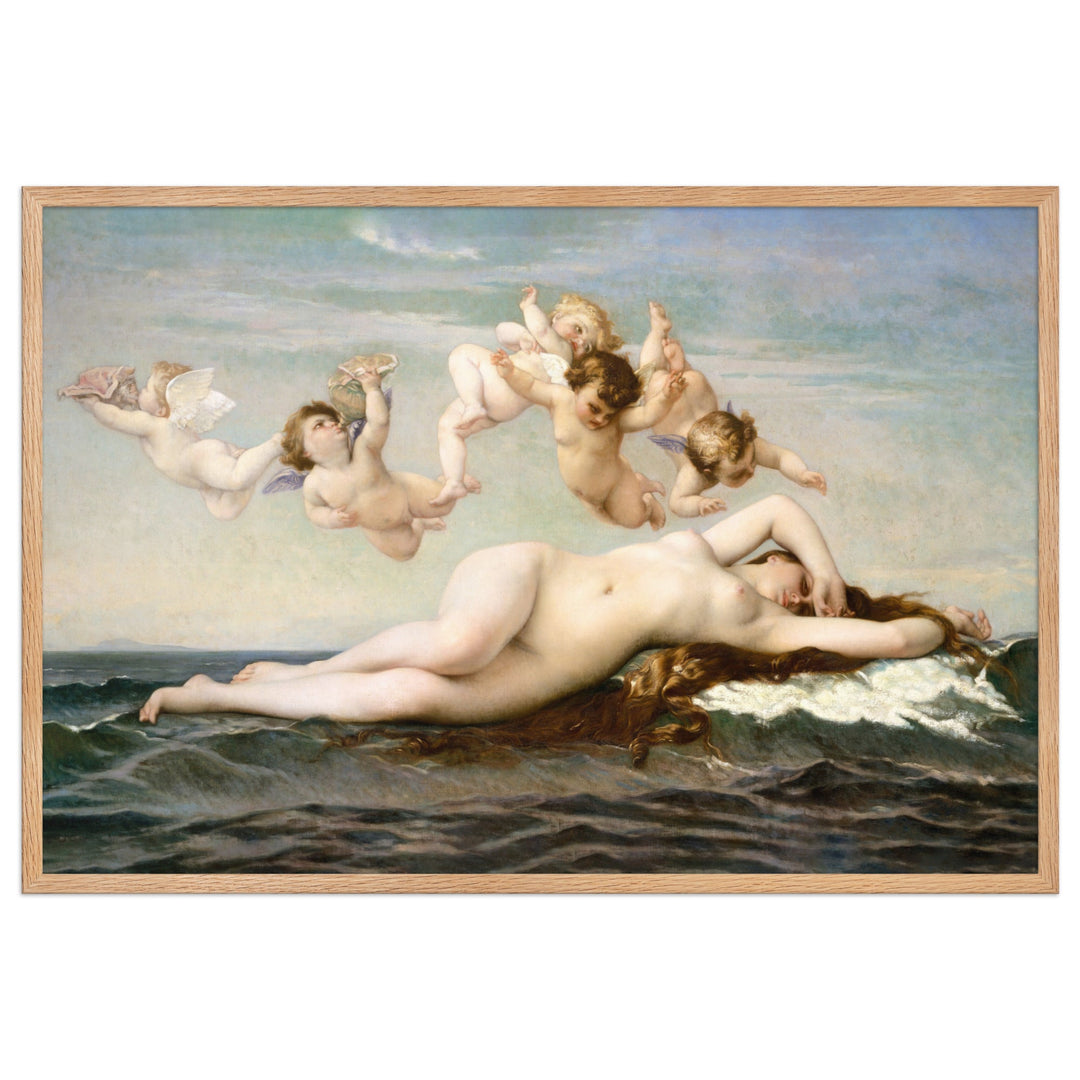 Poster - Alexandre Cabanel, Die Geburt der Venus Alexandre Cabanel Oak / 61×91 cm artlia
