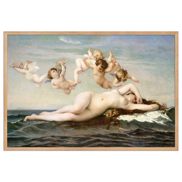 Poster - Alexandre Cabanel, Die Geburt der Venus Alexandre Cabanel Oak / 61×91 cm artlia
