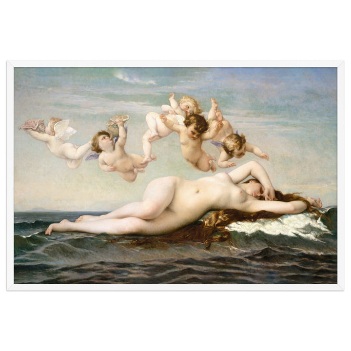Poster - Alexandre Cabanel, Die Geburt der Venus Alexandre Cabanel Weiß / 61×91 cm artlia