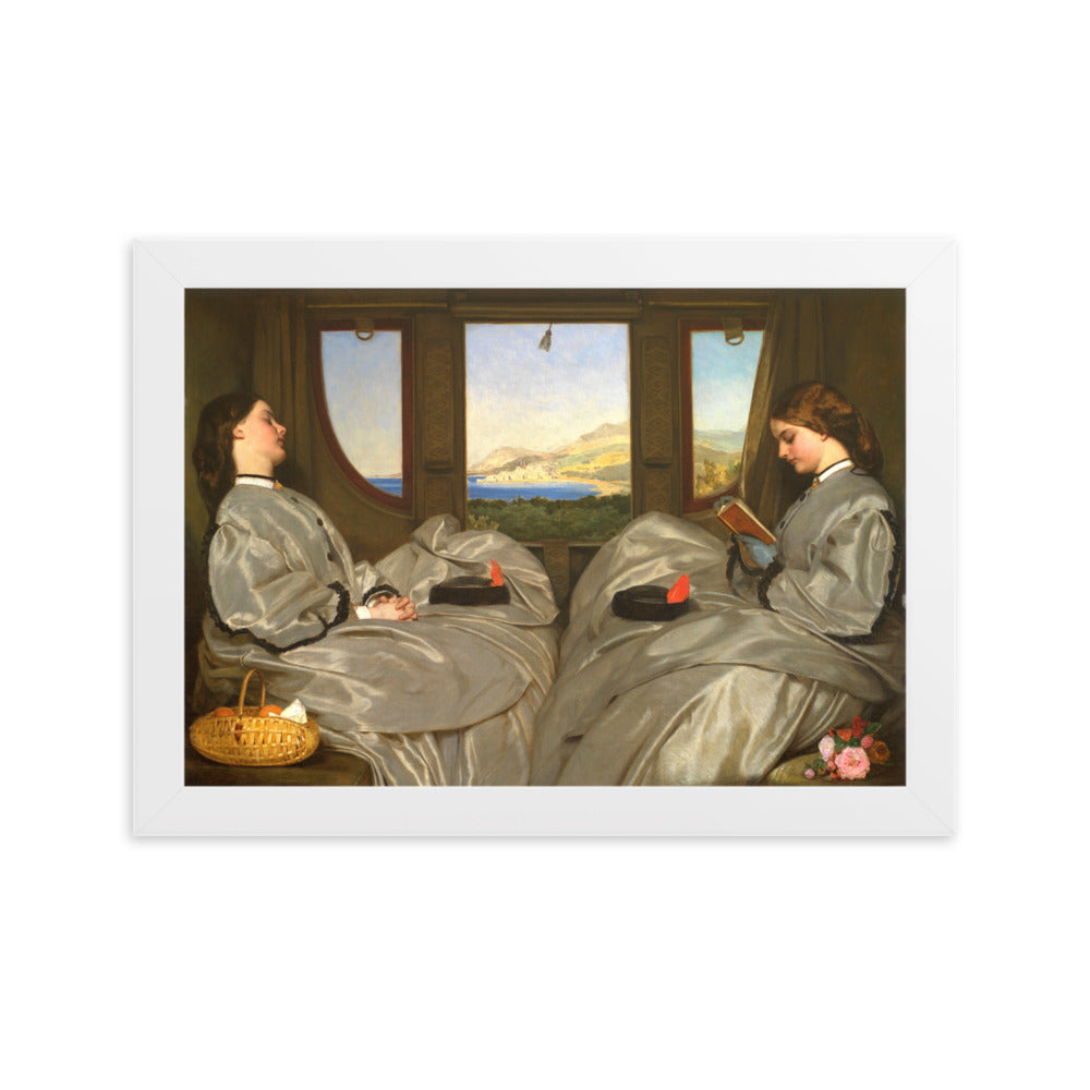 Poster - Augustus Leopold Egg, The Travelling Companions Augustus Leopold Egg Weiß / 21×30 cm artlia