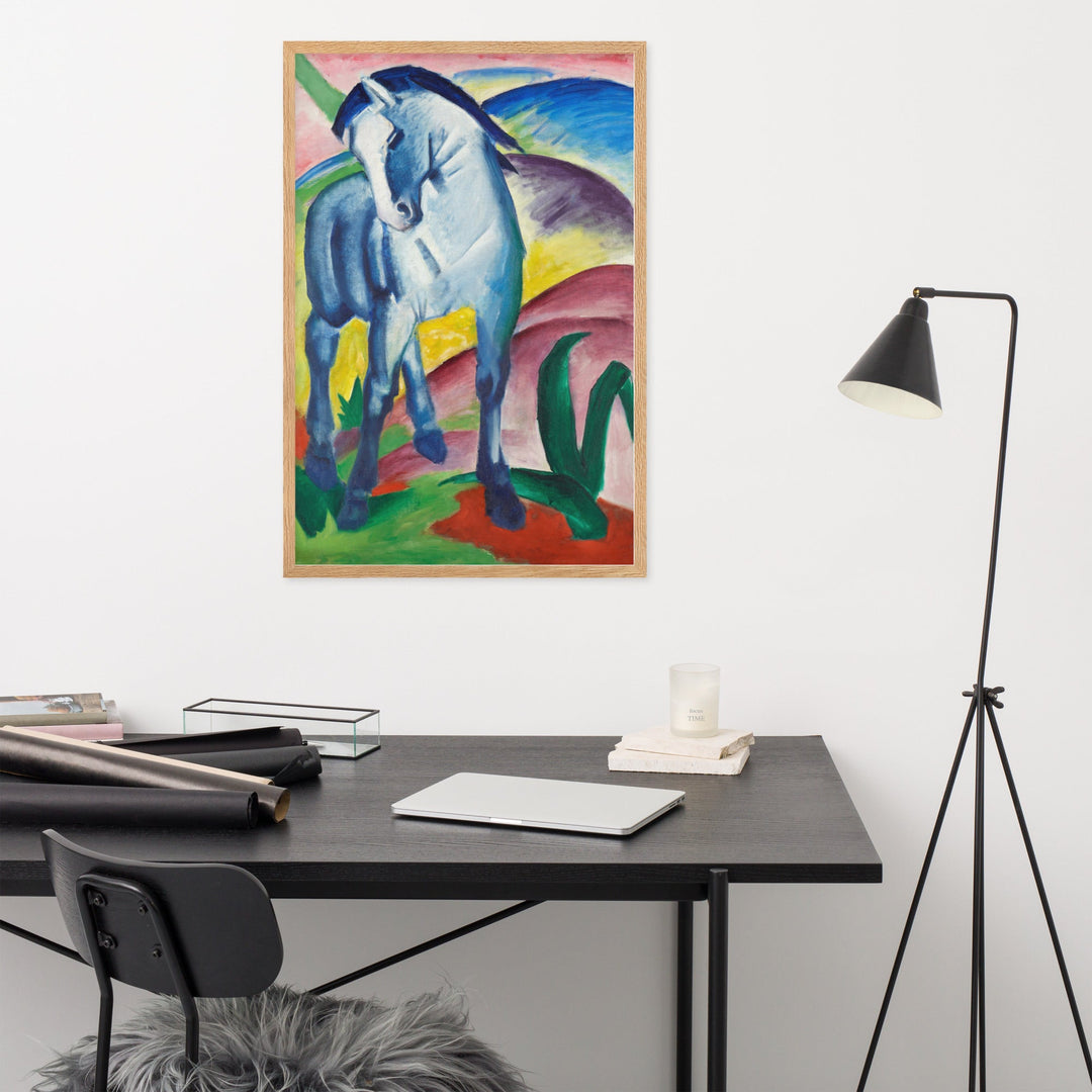 Poster - Franz Marc, Blaues Pferd I Franz Marc artlia
