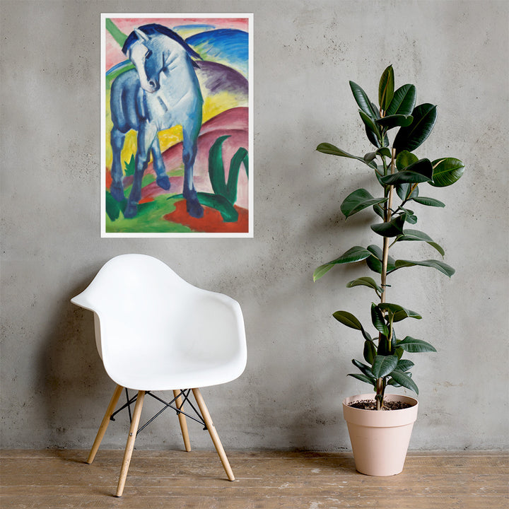 Poster - Franz Marc, Blaues Pferd I Franz Marc artlia