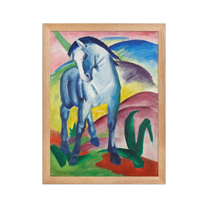 Poster - Franz Marc, Blaues Pferd I Franz Marc Oak / 30×40 cm artlia
