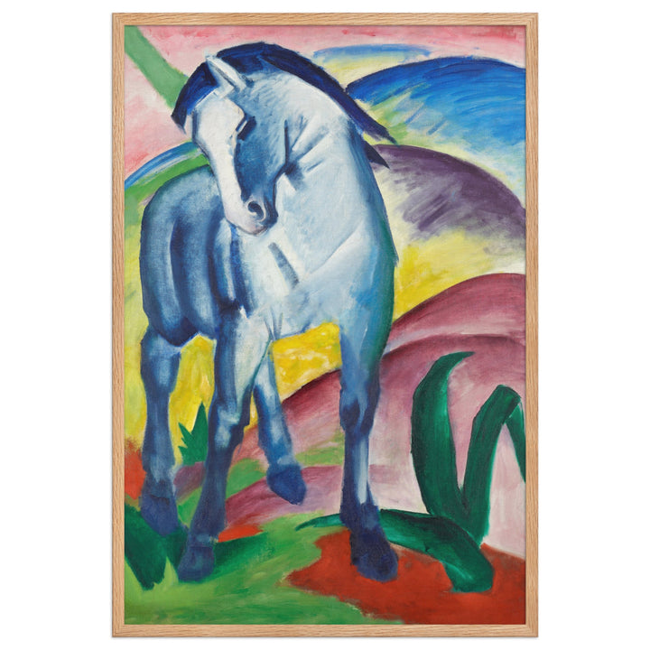Poster - Franz Marc, Blaues Pferd I Franz Marc Oak / 61×91 cm artlia