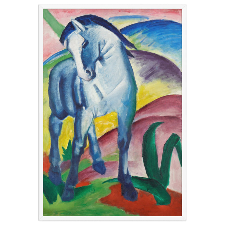 Poster - Franz Marc, Blaues Pferd I Franz Marc Weiß / 61×91 cm artlia