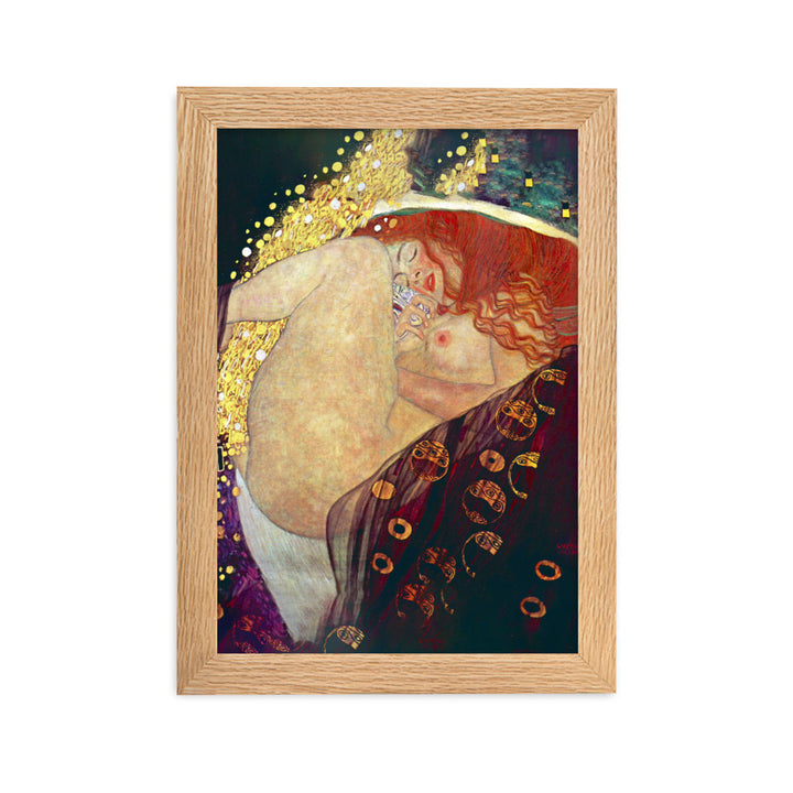 Poster - Gustav Klimt, Danae Oak / 21×30 cm (8"x12") artlia