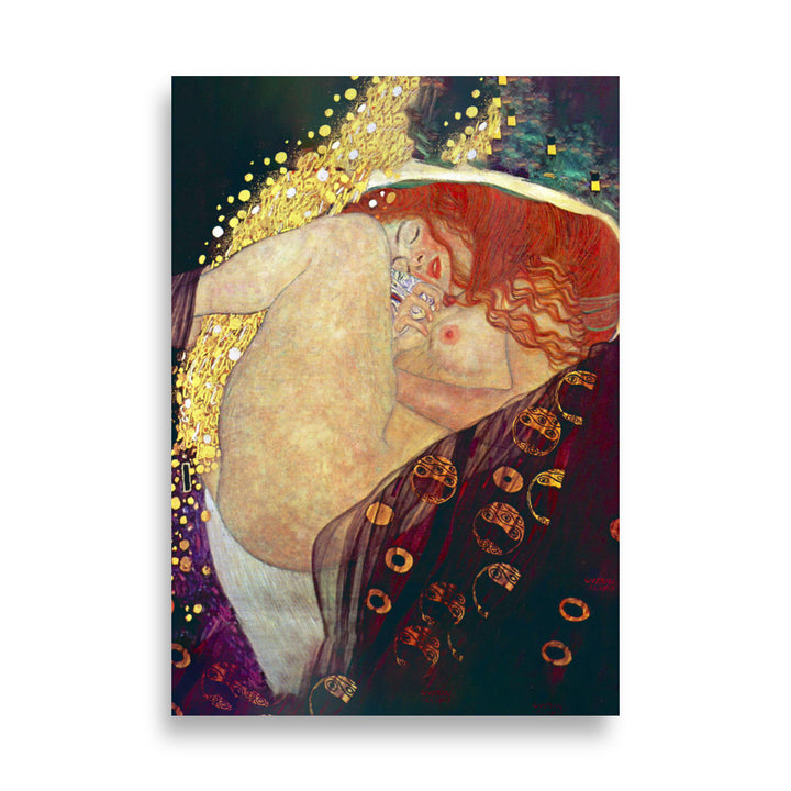Poster - Gustav Klimt, Danae ohne Rahmen / 21×30 cm (8"x12") artlia