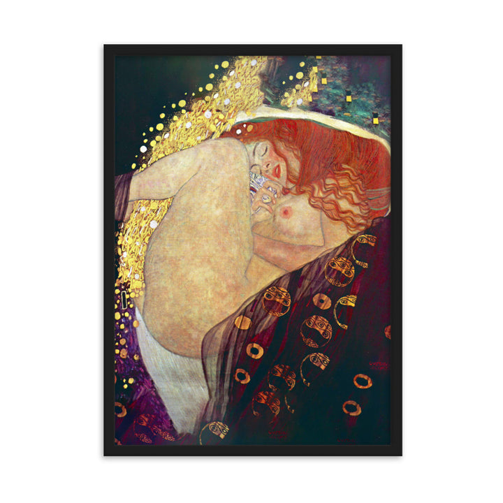 Poster - Gustav Klimt, Danae Schwarz / 50×70 cm (20"x28") artlia