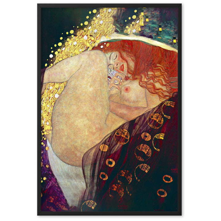 Poster - Gustav Klimt, Danae Schwarz / 61×91 cm (24"x36") artlia