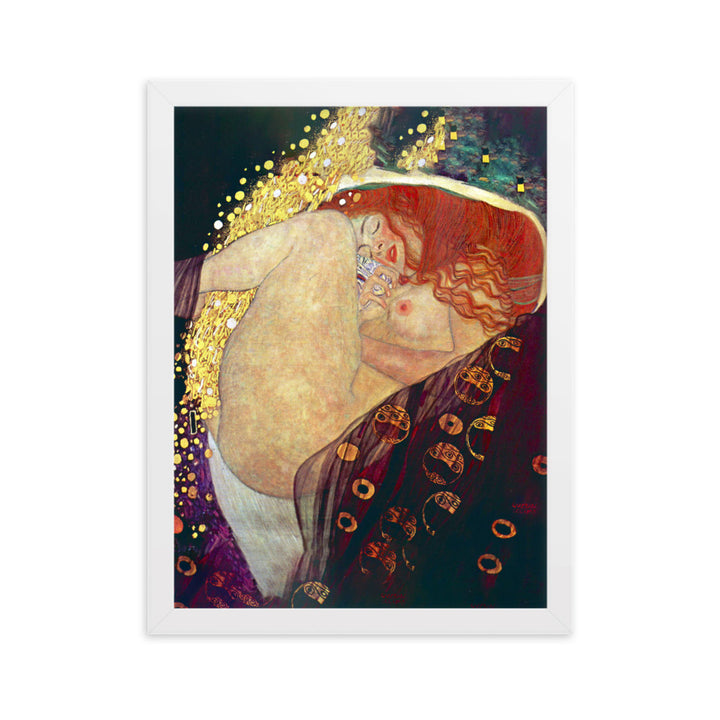 Poster - Gustav Klimt, Danae Weiß / 30×40 cm (12"x16") artlia