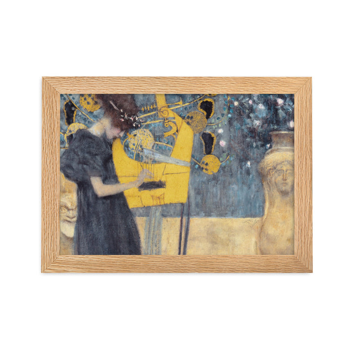 Poster - Gustav Klimt, Die Musik Gustav Klimt Oak / 21×30 cm artlia