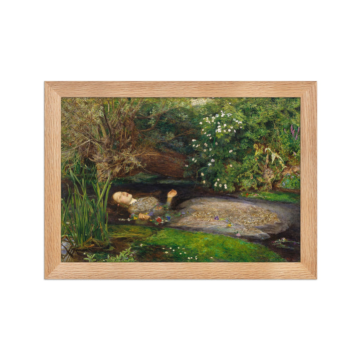 Poster - John Everett Millais, Ophelia John Everett Millais Oak / 21×30 cm artlia