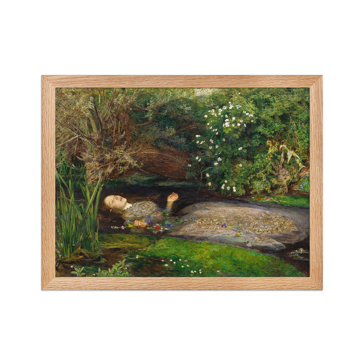 Poster - John Everett Millais, Ophelia John Everett Millais Oak / 30×40 cm artlia