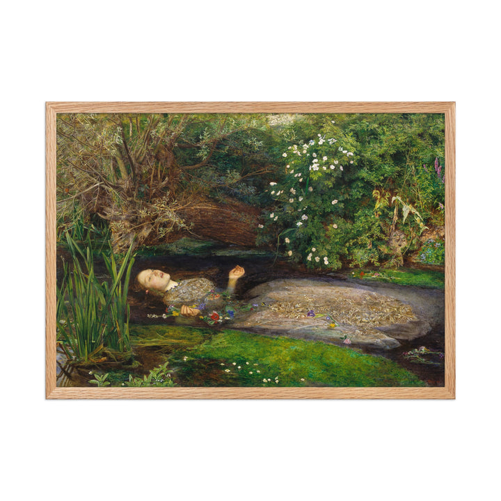 Poster - John Everett Millais, Ophelia John Everett Millais Oak / 50×70 cm artlia
