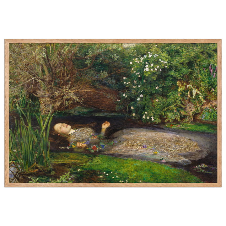 Poster - John Everett Millais, Ophelia John Everett Millais Oak / 61×91 cm artlia