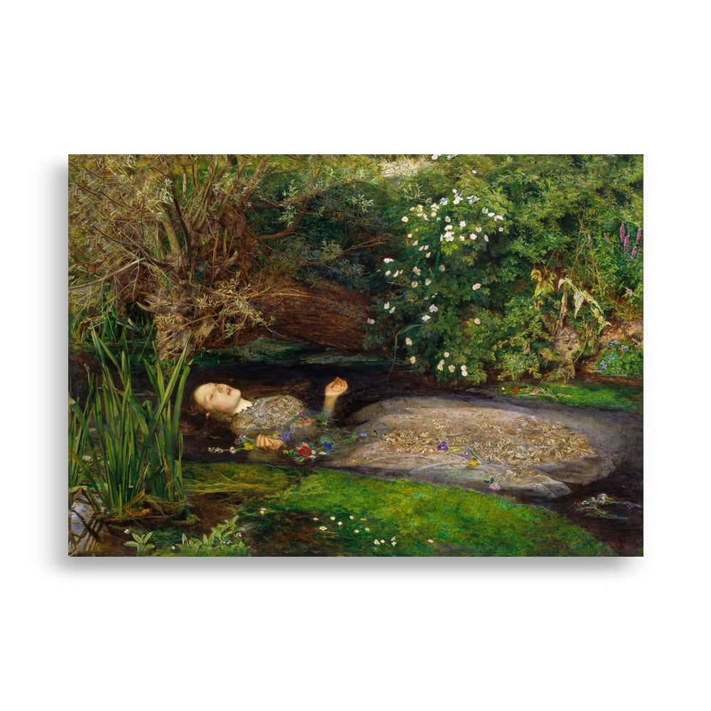 Poster - John Everett Millais, Ophelia John Everett Millais ohne Rahmen / 21×30 cm artlia