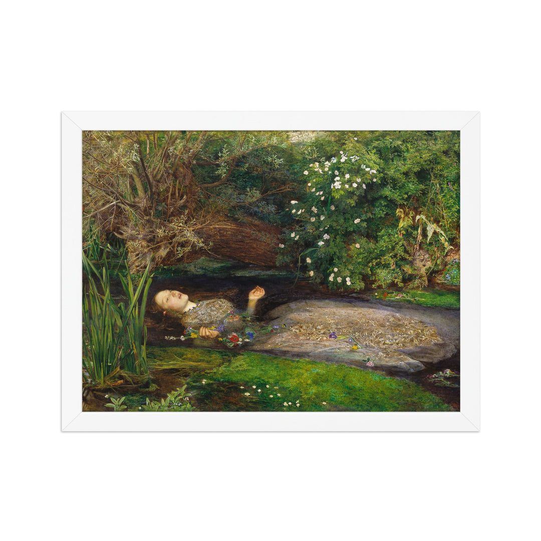 Poster - John Everett Millais, Ophelia John Everett Millais Weiß / 30×40 cm artlia