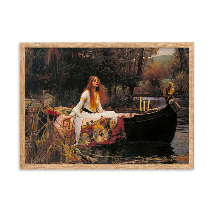 Poster - John William Waterhouse, Die Dame von Shalott John William Waterhouse Oak / 50×70 cm artlia