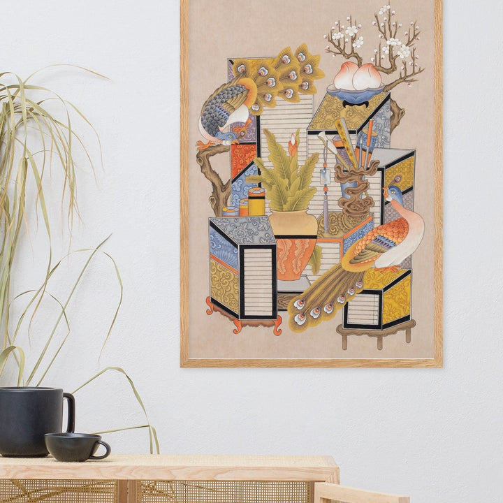 poster-korean-sehnsucht-nach-wissen-mit-pfau-longing-for-knowledge-with-peacock-seungmin-yoon_25_-min