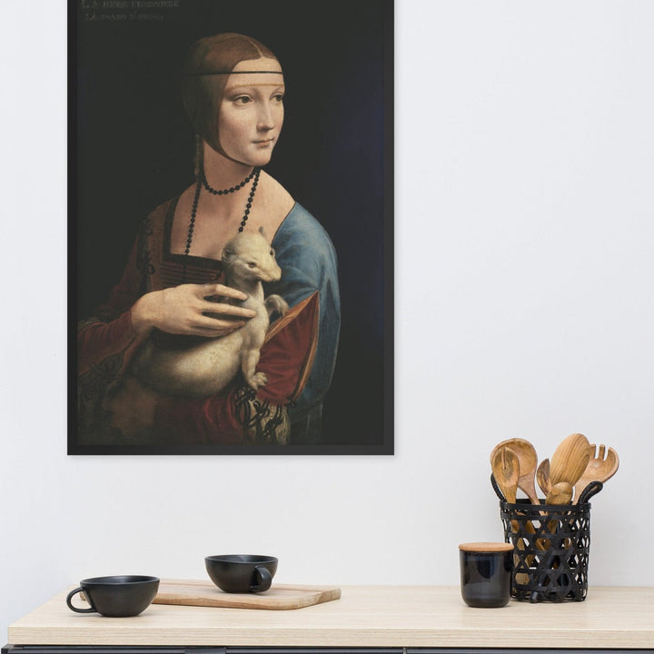 Poster - Leonardo da Vinci, Dame mit dem Hermelin Leonardo da Vinci artlia