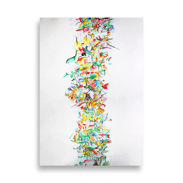 Poster - Lia Broecker-Jakob, Composition 2008-09-1 ohne Rahmen / 21×30 cm artlia